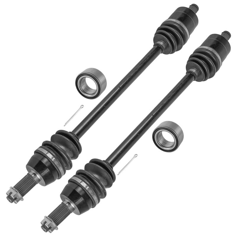 Front Left & Right CV Joint Axles With Bearing For Polaris Ranger 700 4X4 2009