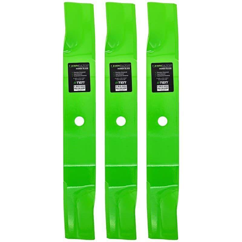 LawnRAZOR Blade for John Deere X495 X465 62 Inch Deck M152727 High Lift 3 Pack