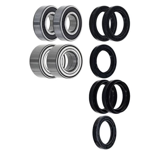 NICHE Wheel Bearing Seal Kit for Kawasaki KLF300C Bayou 4x4 KLF400 6205-2RS