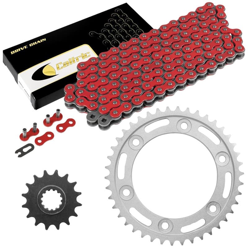 Red Drive Chain And Sprocket Kit for Honda CBR900RR 2000-2003 525-Chain