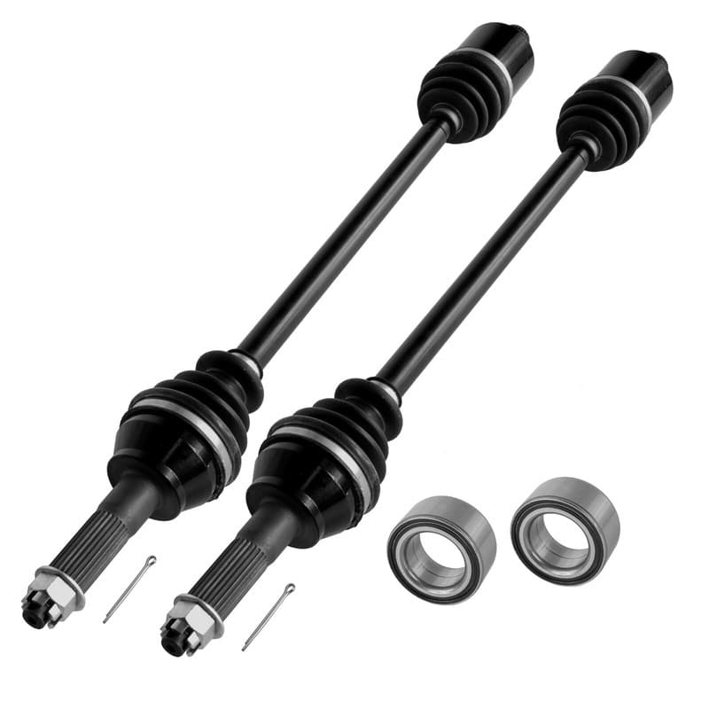 Rear Left & Right CV Joint Axle With Bearing For Polaris RZR XP 900 2011-2013