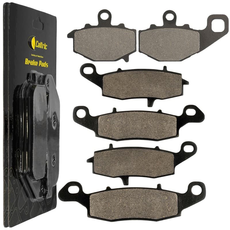 Caltric Front and Rear Brake Pads for Kawasaki ZR750 ZR750K Z750S 2005 2006