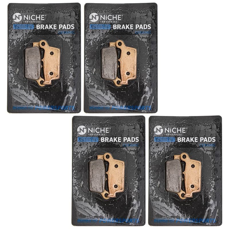 Brake Pad Set for Honda XR650L CR125R CR250R Suzuki Yamaha Rear Ceramic 4 Pack