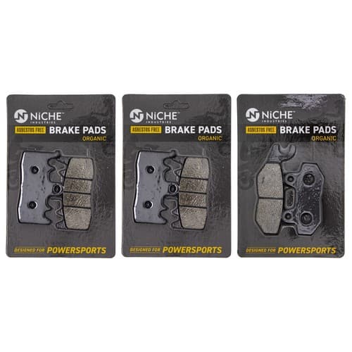 NICHE Brake Pad Set for Triumph Tiger Explorer XR Front Rear Organic