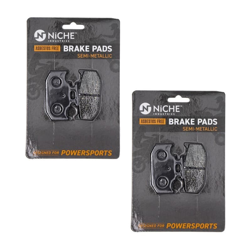 Brake Pad Set for Yamaha YZ125 YZ250 YZ400F Suzuki Rear Semi-Metallic 2 Pack