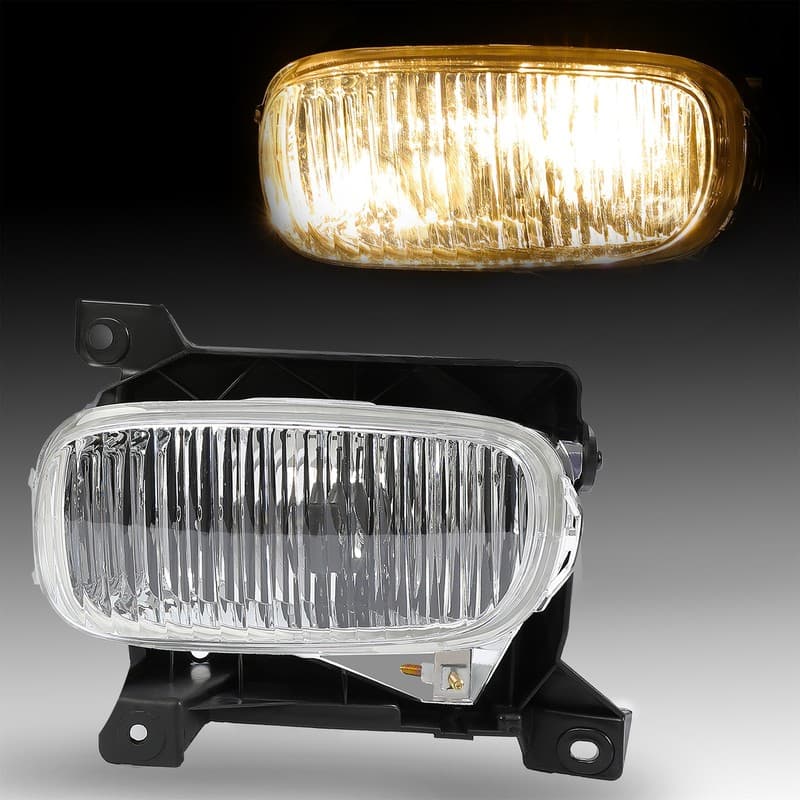 Left Driver Side Front Fog Light Lamp With Bulb Set For Toyota Tundra 2000-2006