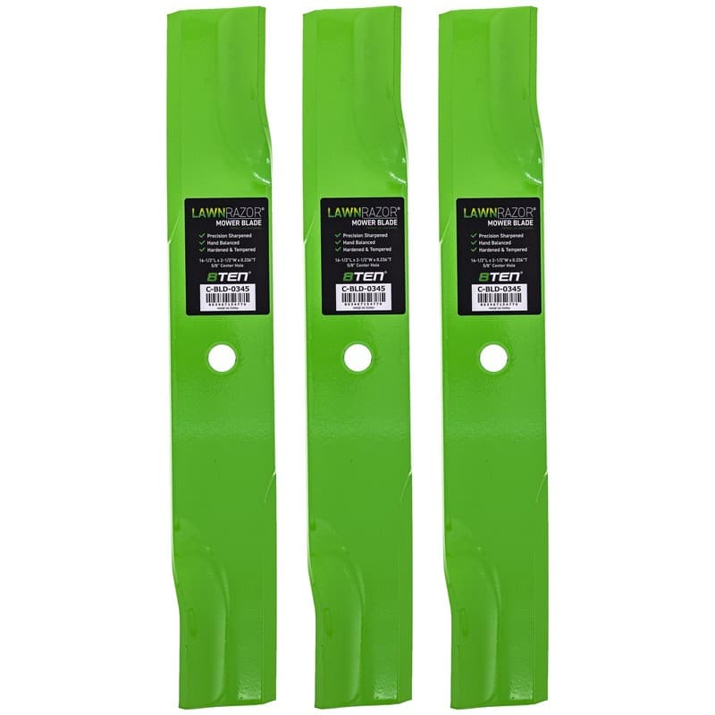 LawnRAZOR Blade Scag Cougar SCR48 482450 High Lift 48-Inch Deck 3 Pack