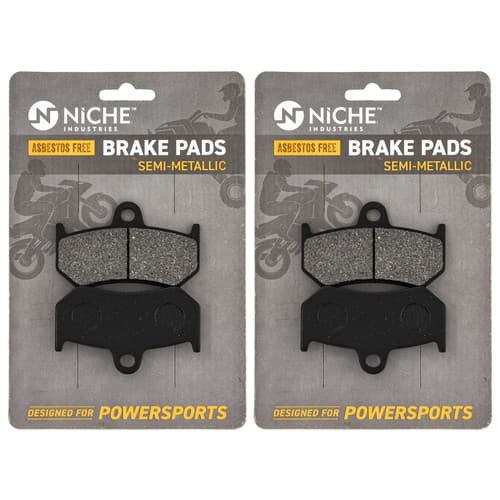 NICHE Brake Pad Set for Yamaha Apex FX RX1 RS Vector Rear Semi-Metallic 2 Pack