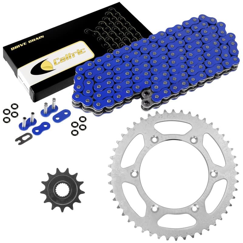 Blue O-Ring Drive Chain & Sprockets Kit for Yamaha YZ250F 2001 2002 2003 2004