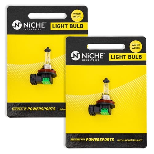 NICHE H11 Headlight Bulb for Suzuki GSXR600 GSXR750 Kawasaki Ninja KTM 2 Pack