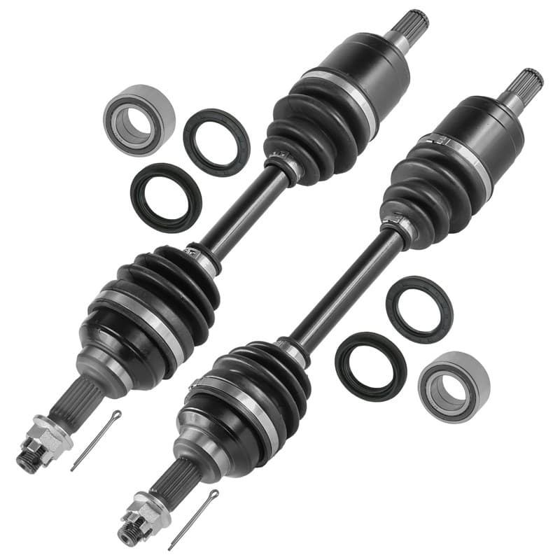 Front Left & Right CV Joint Axle With Bearing For Honda Foreman 450 TRX450 98-01