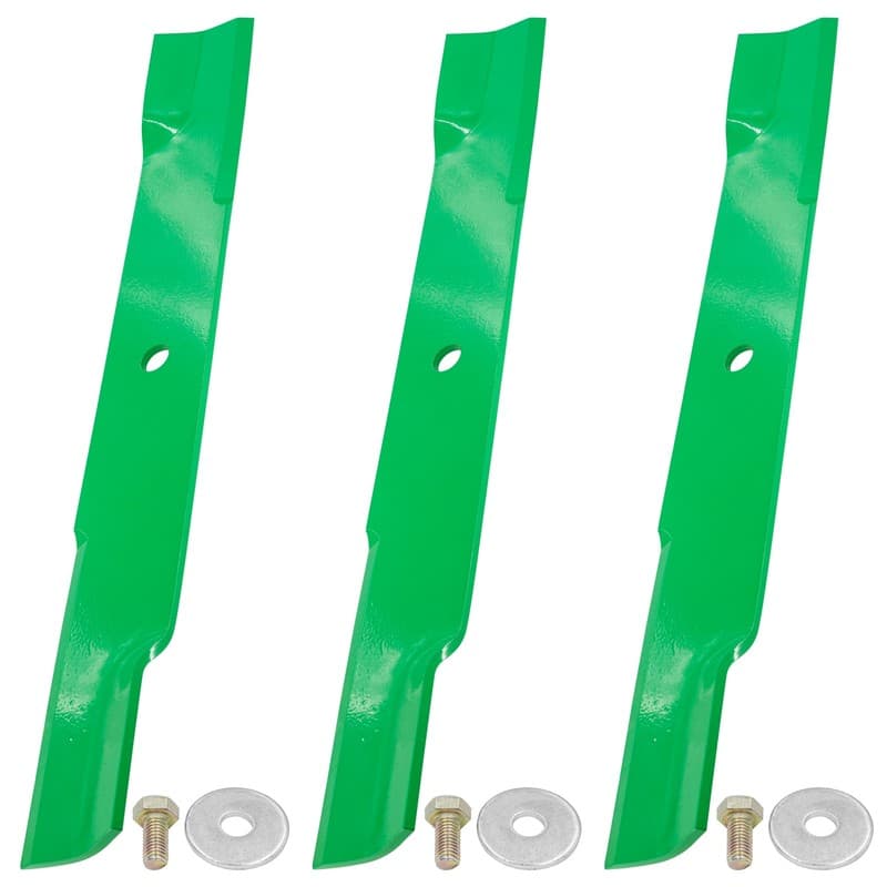 60" Deck Blades with Bolt For Hustler X-One / Super Z / XR7 Super / X Ride