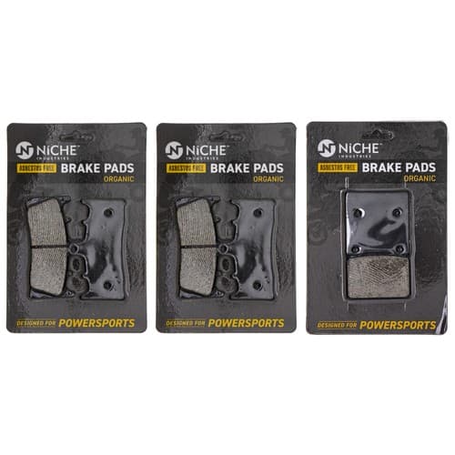 Brake Pad Set for Kawasaki Ninja ZX12R ZX7R ZRX1200R ZRX1100 Front Rear Organic
