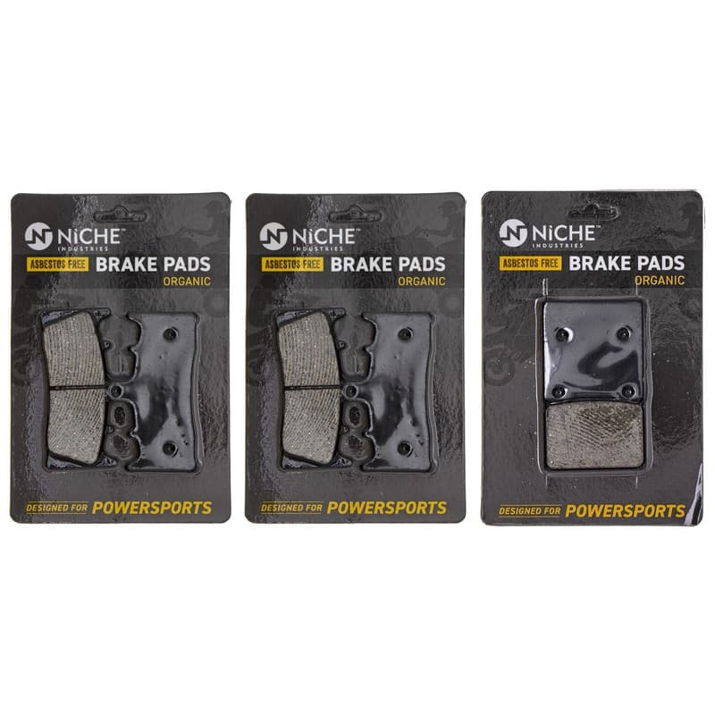 Brake Pad Set for Kawasaki Ninja ZX12R ZX7R ZRX1200R ZRX1100 Front Rear Organic