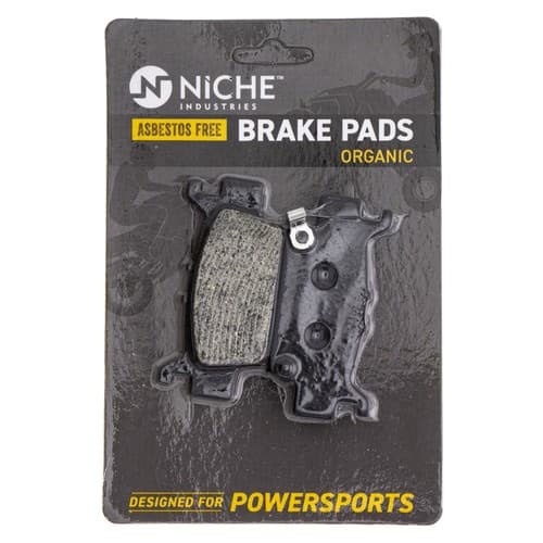 NICHE Brake Pad Set for Honda 06431-HL4-A01 Rear Left Organic Pioneer 1000 5