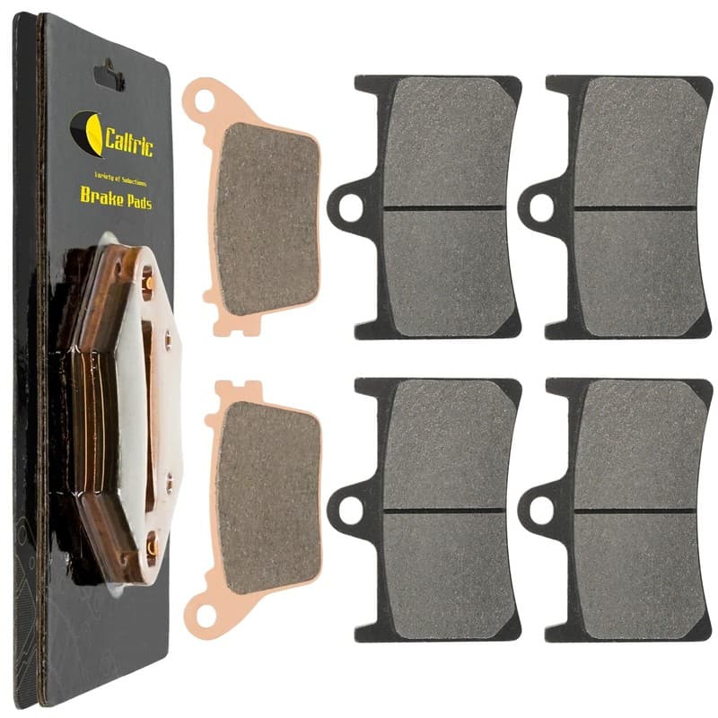Caltric Front Rear Brake Pads for Yamaha YZF-R1 YZF R1 YZFR1 2015-2024