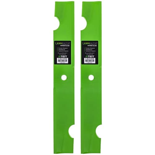 LawnRAZOR Blade for Bad Boy Revolt 038-3010-00 36 Inch Notched High Lift 2 Pack