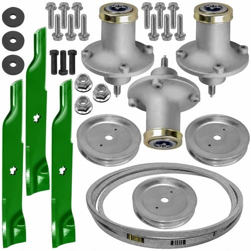 48" Deck Spindle Belt Blade Pulley For Husqvarna Z248F 539112170 539113425