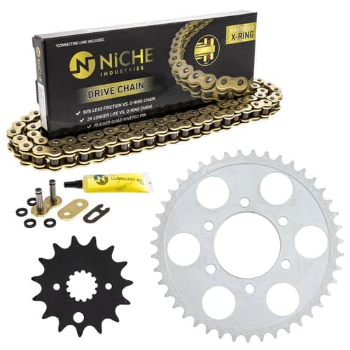 Sprocket Chain Set for Suzuki RF900R 15/43 Tooth 530 X-Ring Front Rear Combo Kit
