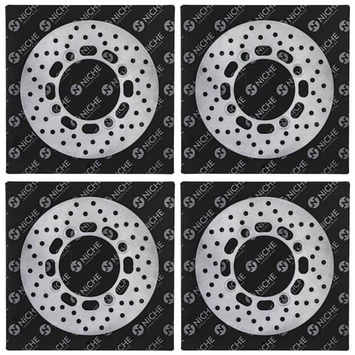 NICHE Front Rear Brake Rotor Set Kawasaki Mule Pro FXT FX FXR DXT DX ATV 4 Pack
