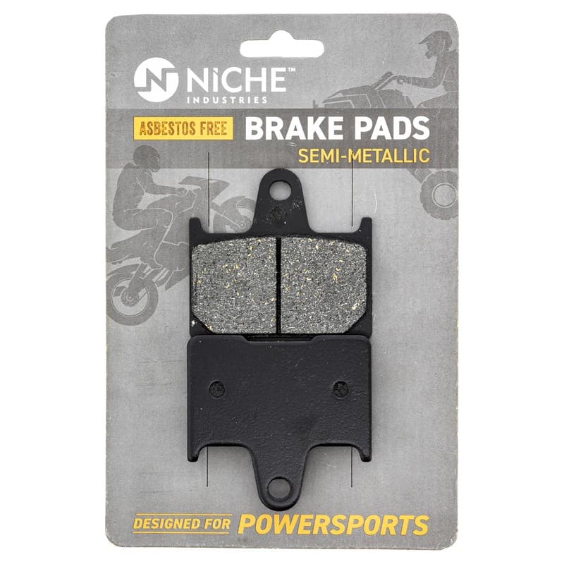 NICHE Brake Pad Set for Yamaha Venture 600 VMAX 500 700 Rear Semi-Metallic