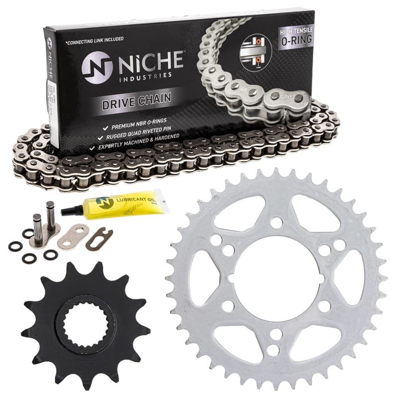 Sprocket Chain Set for Polaris 300 4x4 Xplorer 300 13/40 Tooth 520 O-Ring Kit