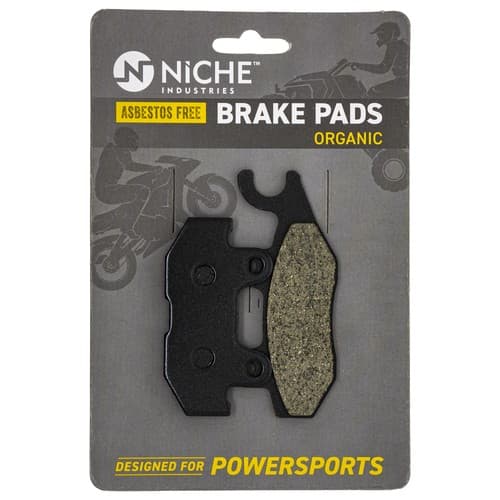 NICHE Brake Pad Set for Yamaha 1XD-25806-00 Rear Left Organic Viking Wolverine