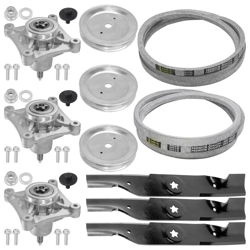 Deck Spindle Pulley Blade Belt For Husqvarna YTH2048 YTH2148 YTH2248 YTH2448