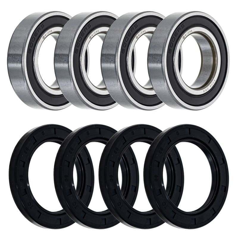 NICHE Wheel Bearing Seal Kit for Suzuki LTF400F A400F A400FZ 4WD King Quad SE