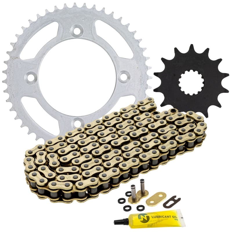 Sprocket Chain Set for Yamaha YZ85 14/47 Tooth 428 X-Ring Front Rear Combo Kit