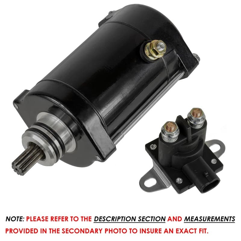 Starter & Relay Solenoid for Seadoo Sportster 2001 2002 2003 2004- 2006 Jet Boat