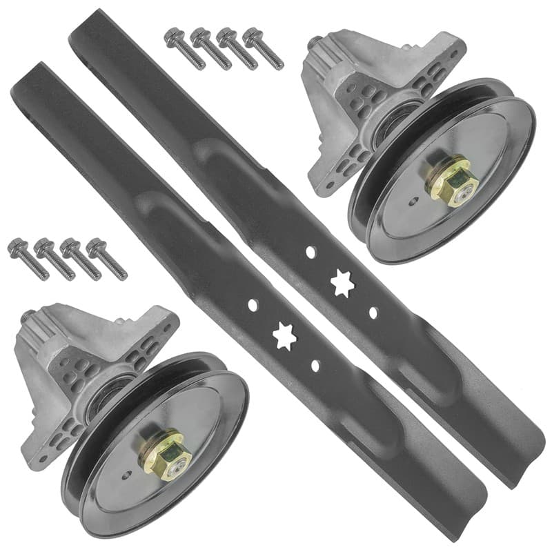 Spindle w/Blade For Troy-Bilt 13A879BS066 13AB77BS023 13AB77BS223 Horse Pony 42"