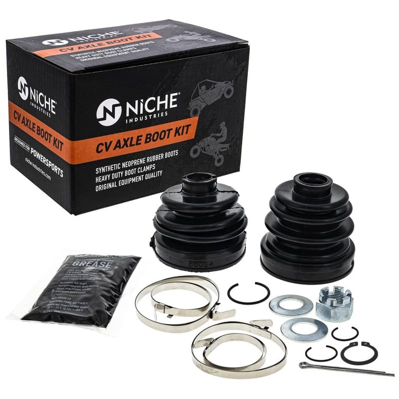 NICHE Rear CV Axle Boot Kit for Polaris Ranger 500 570 Crew Full-Size