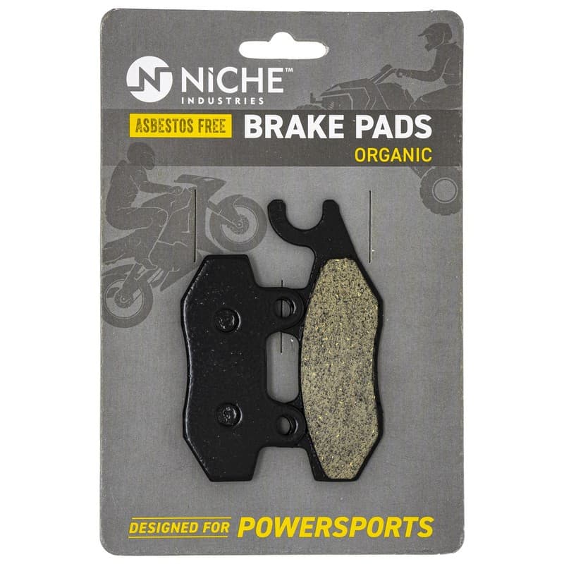 NICHE Brake Pad Set for Yamaha 1S3-W0045-00 Can-Am 715500335 Front LH Organic