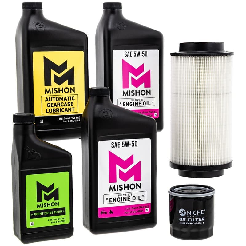 MISHON Full Service Oil Change Kit for Polaris Scrambler 500 Sportsman 450 570
