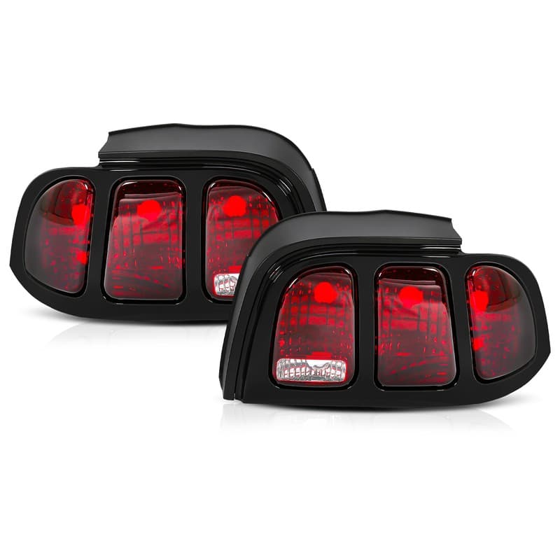 New Brake Tail Lights Lamps For Ford Mustang 1996-1998 Driver & Passenger Side