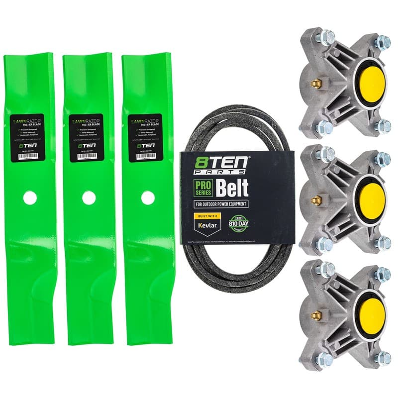 Deck Rebuild Kit Blade Spindle Belt for MTD Cub Cadet Z force S48 KH LP 48 Inch