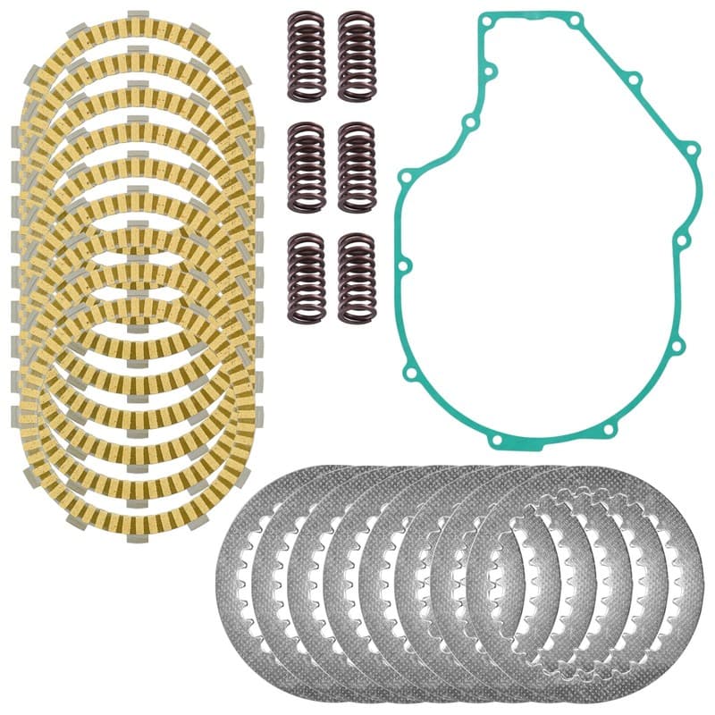Clutch Friction  w/ Steel Plates Kit for Kawasaki ZZR1200 ZX1200-C 2002 - 2005