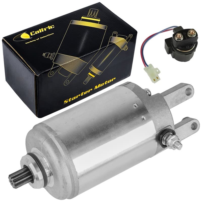 Starter and Relay Solenoid  for Honda Atv TRX250 Fourtrax TRX 250 New 1985 1986