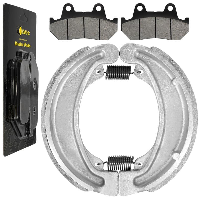 Front Brake Pads & Rear Brake Shoes for Honda CB400T Hawk 400 1980 1981