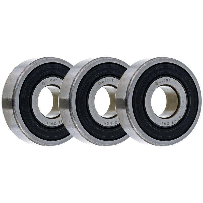 NICHE Wheel Bearing for Honda Rebel 250 XL125 Yamaha Virago 535 15x42x13 3 Pack
