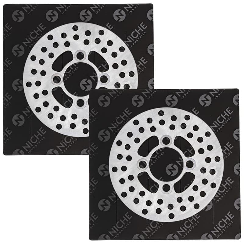 NICHE Front Brake Rotor Set for Yamaha Warrior 350 Raptor 660R 700 Bruin 250