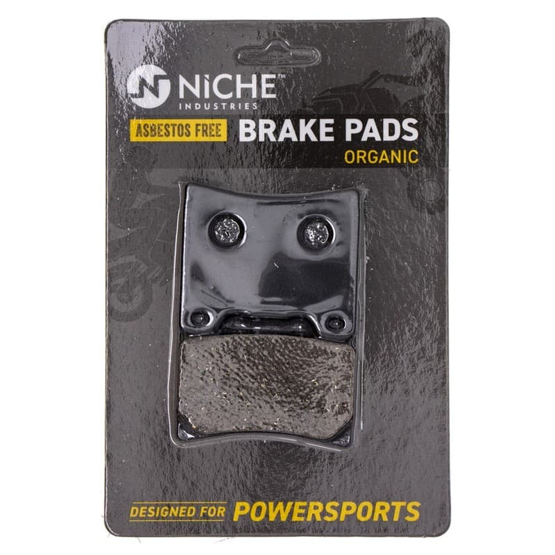 NICHE Brake Pad Set for Yamaha YZF600R FZR600 FZR1000 RZ350 Front Rear Organic