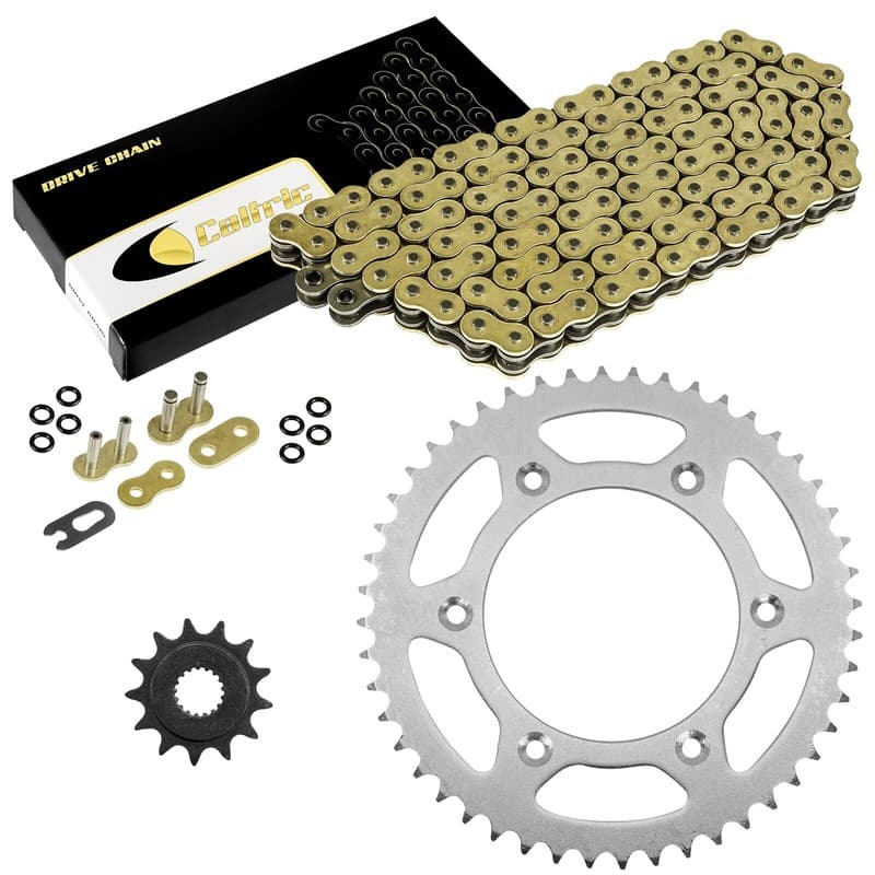 Gold O-Ring Drive Chain & Sprocket Kit for Honda CR250R 2003 / CRF450R 2004-16