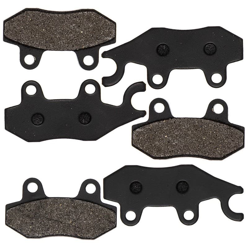 Brake Pad Kit for Yamaha YFZ450 Kawasaki Can-Am Suzuki Front Rear Semi-Metallic