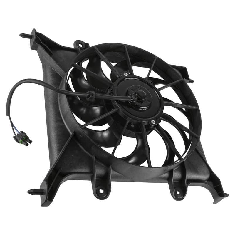 Caltric Radiator Fan With Shroud Assembly For Polaris Ranger 570 Crew 2016-2025