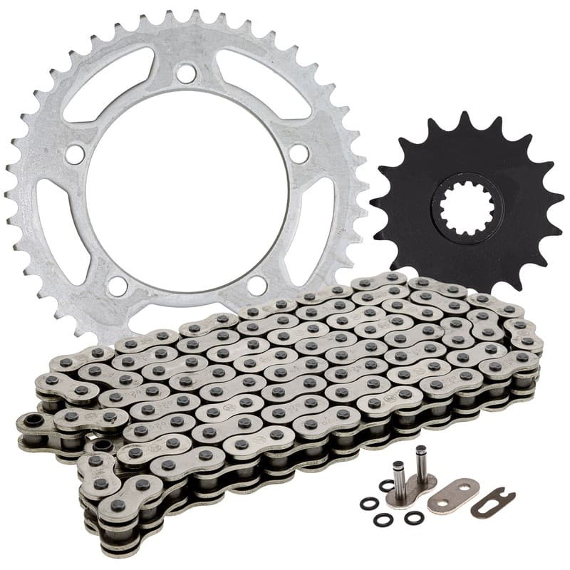 Sprocket Chain Set for Suzuki GSXR1000 GSXR750 17/42 Tooth 520 O-Ring Rear Front