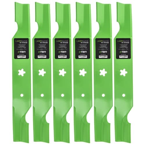 LawnRAZOR Notched High Lift Blade for Husqvarna LGT2654 RZ5424 LGT2554 6-Pack