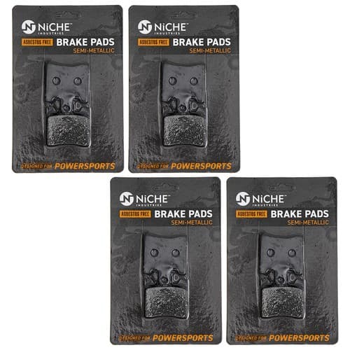 Brake Pad Set for Suzuki Burgman AN400S 59301-14810 Front Semi-Metallic 4 Pack