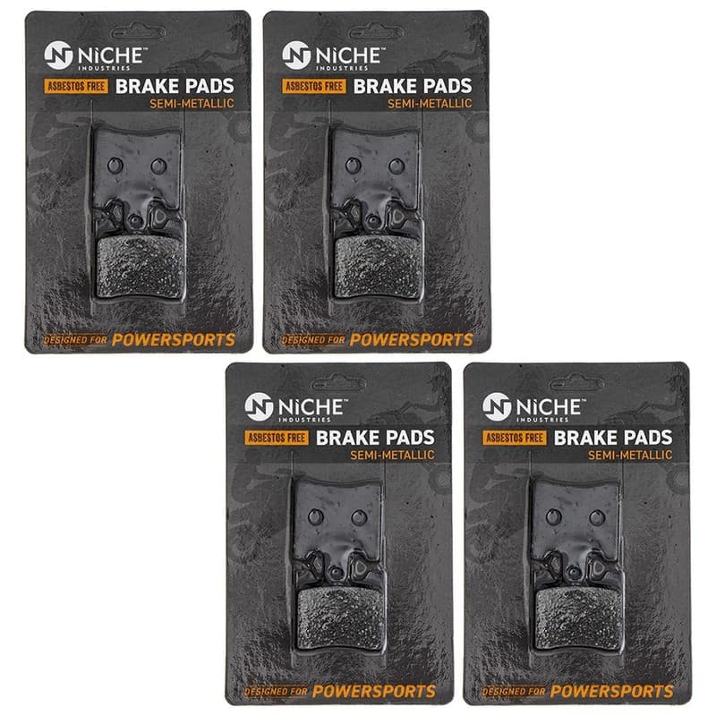 Brake Pad Set for Suzuki Burgman AN400S 59301-14810 Front Semi-Metallic 4 Pack